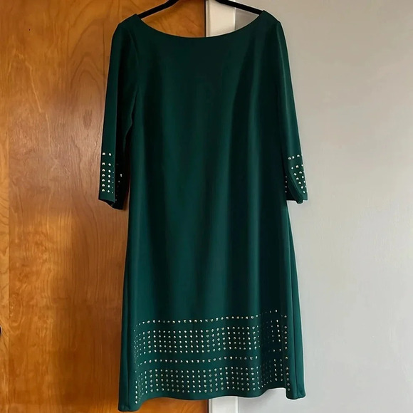 Jessica Howard Green Slip Dress Size 10 - Picture 1 of 5